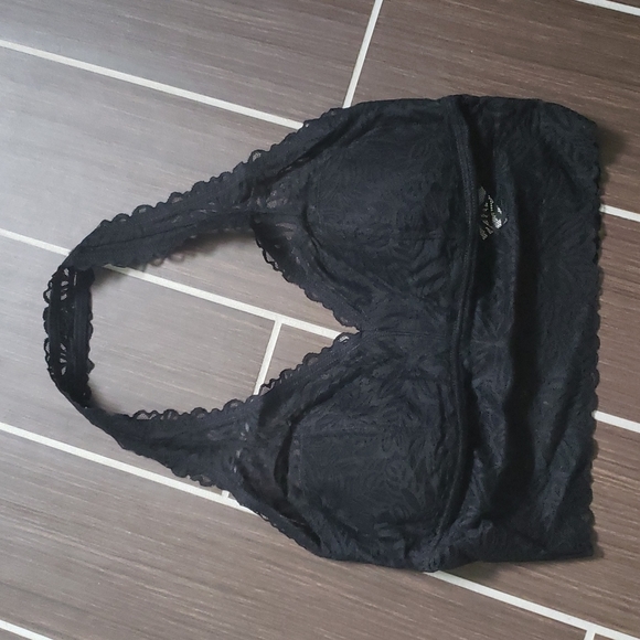 Aerie Firework Lace Padded Halter Bralette - Picture 2 of 3